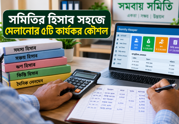 সমিতির হিসাব সহজে মেলানোর ৫টি কার্যকর কৌশল